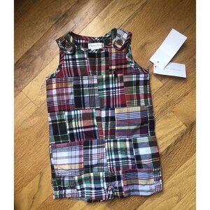 🆕Ralph Lauren Polo Plaid Shortall 0-3M